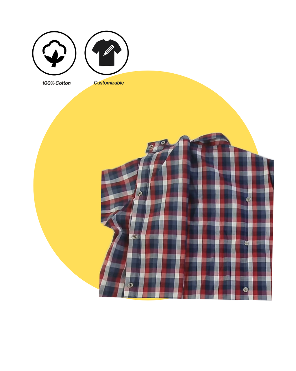 EasyBack Snap-Open Shirt | Back Opening | Snap Buttons | Assisted & Independent Dressing